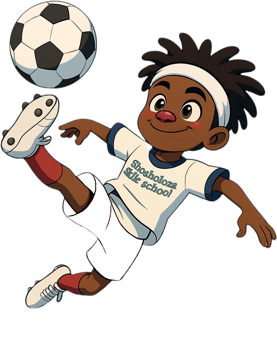 Children enjoying football at Skilz School